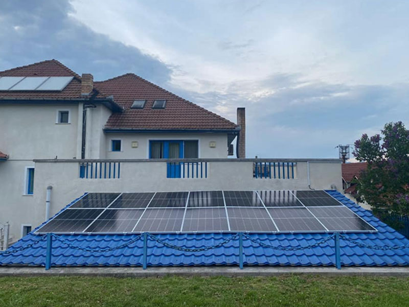 Sistema fotovoltaico de red residencial de 5kw para Rumania