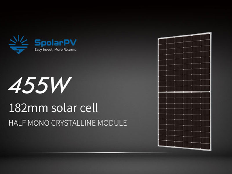 Módulos solares de 455W y 550W en almacén de la UE