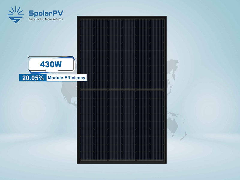 430w ultra black solar panel