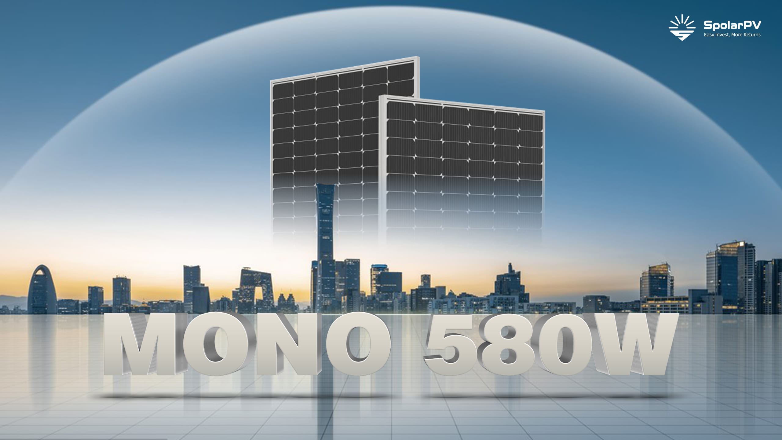 panel solar mono 580w