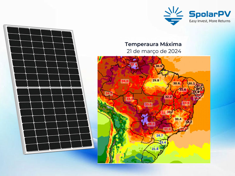 Aprovechar la energía del sol de manera eficiente con SpolarPV en la ola de calor de Brasil
