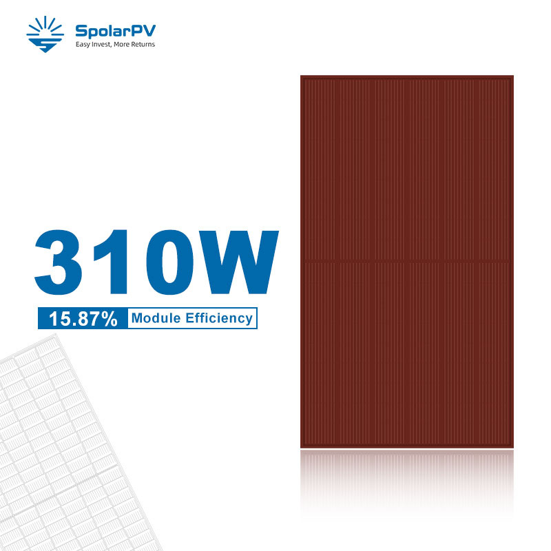 310w red bipv module